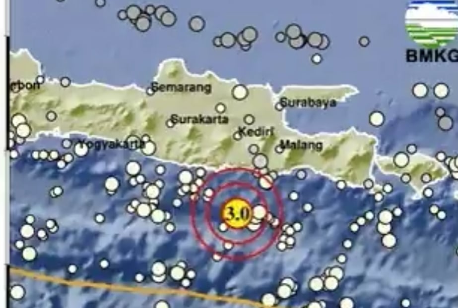 Gempa Hari Ini Guncang Blitar Kedalaman 0 Km, Cek Magnitudonya! 