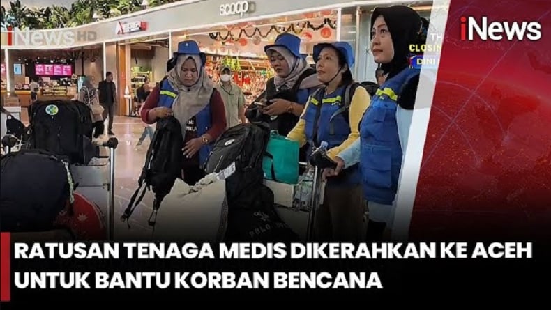Tangani Korban Bencana, 126 Relawan Medis Diberangkatkan ke Aceh