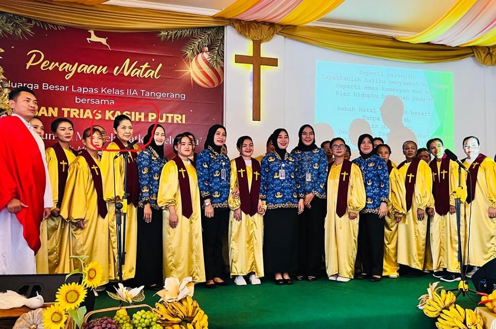 Potret Putri Candrawathi Istri Ferdy Sambo Rayakan Natal di Lapas Tangerang