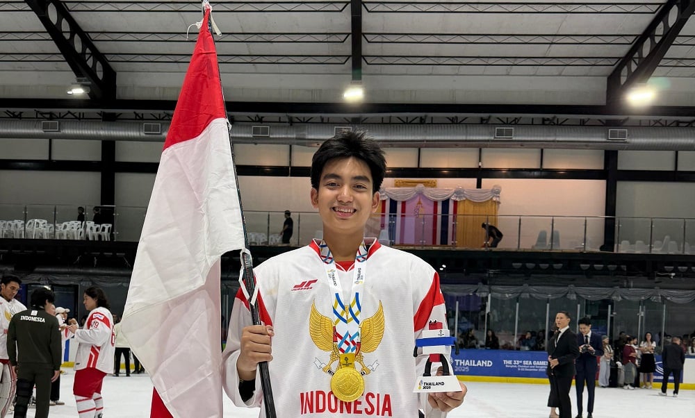 Kisah Heroik Arlan: Siswa SMA Bawa Tim Hoki Es Indonesia Raih Emas Perdana SEA Games 2025