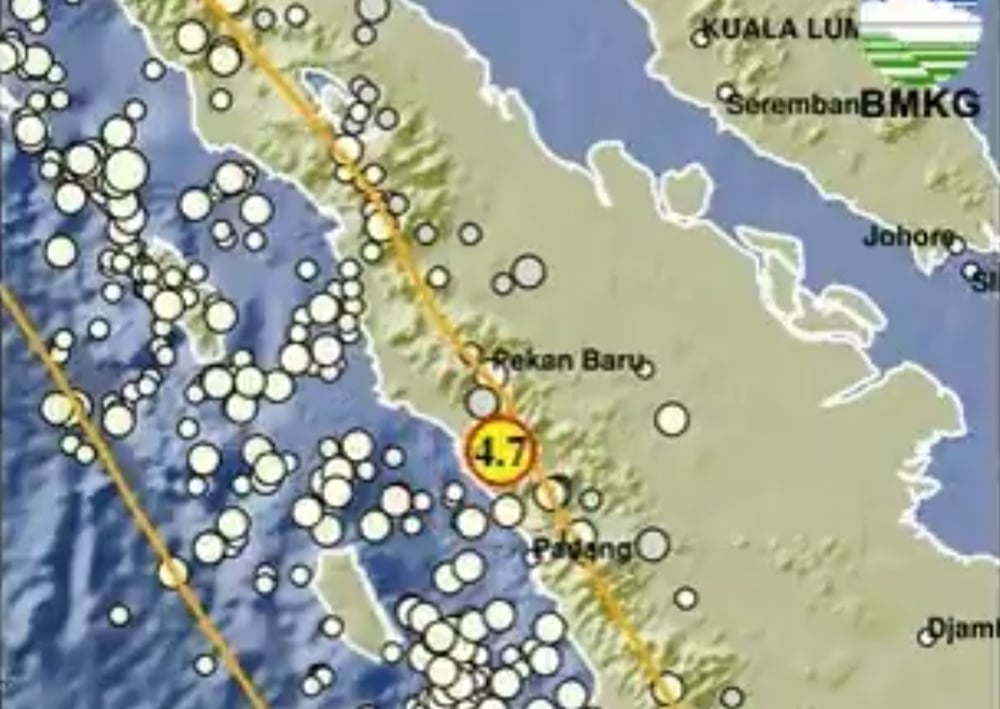 Gempa Hari Ini M 4,7 Guncang Agam Sumbar, Berpusat di Darat