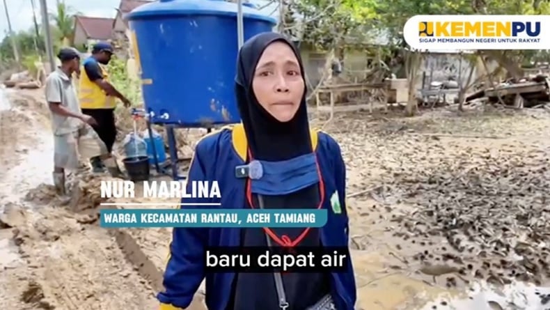 Distribusi Air Bersih di Aceh Tamiang Pulih Pascabanjir, Warga Lega