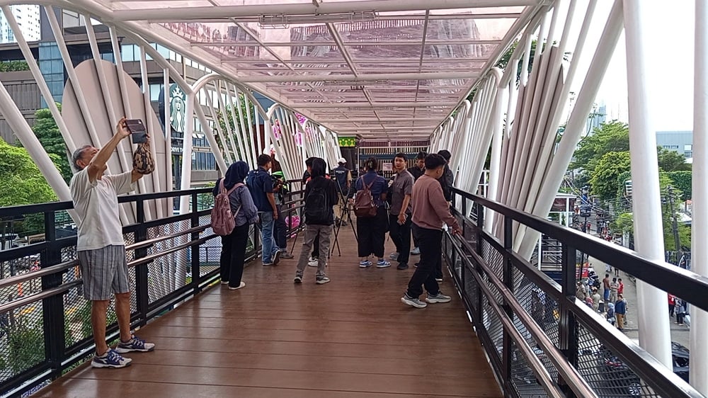 JPO Pesanggrahan dan Pangkalan Jati Anti-Maling, Pramono: Pakai Conwood Nggak Bisa Dijual