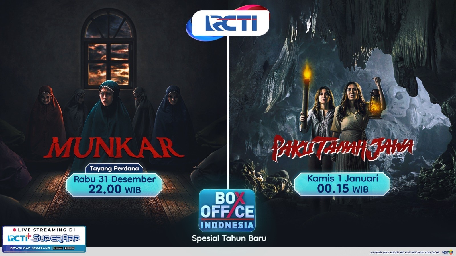 Uji Nyali di Malam Tahun Baru! RCTI Hadirkan 2 Film Horor Box Office Indonesia