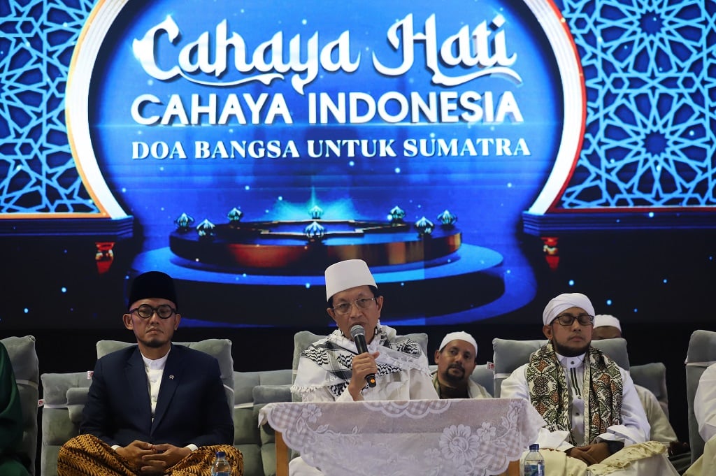 Doa Bangsa untuk Sumatra, Menag Minta Masyarakat Hentikan Pola Pikir Eksploitatif terhadap Alam