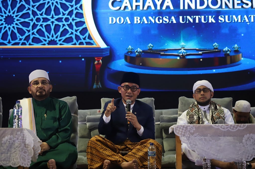 Cahaya Hati Indonesia, Wamenhaj: Bencana Harus Jadi Refleksi Bangsa 
