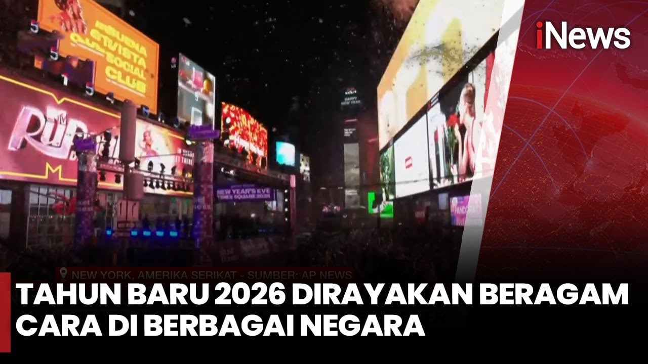 Momen Perayaan Tahun Baru 2026 di Sejumlah Negara, dari Gemerlap hingga Harapan