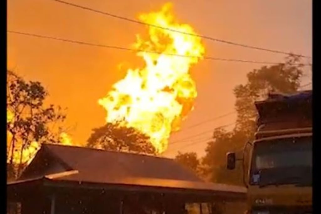 Kebakaran akibat Kebocoran Pipa Gas TGI di Inhil Padam, Perbaikan Ditarget Rampung 5 Hari