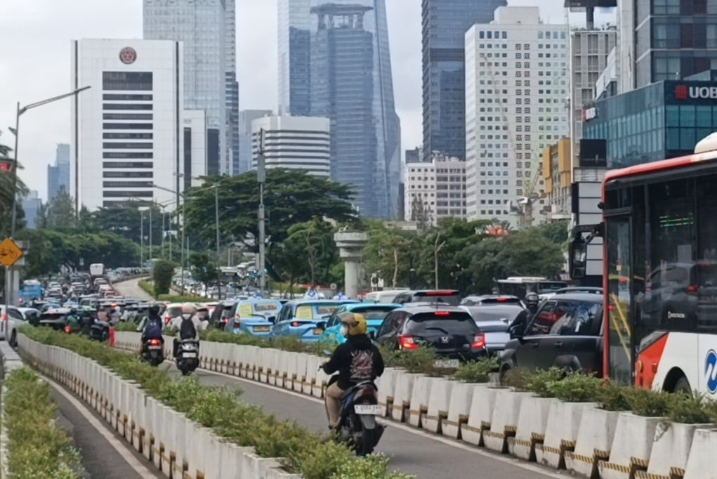 Libur Nataru Usai, Jalan Sudirman-Thamrin dan Gatsu Macet
