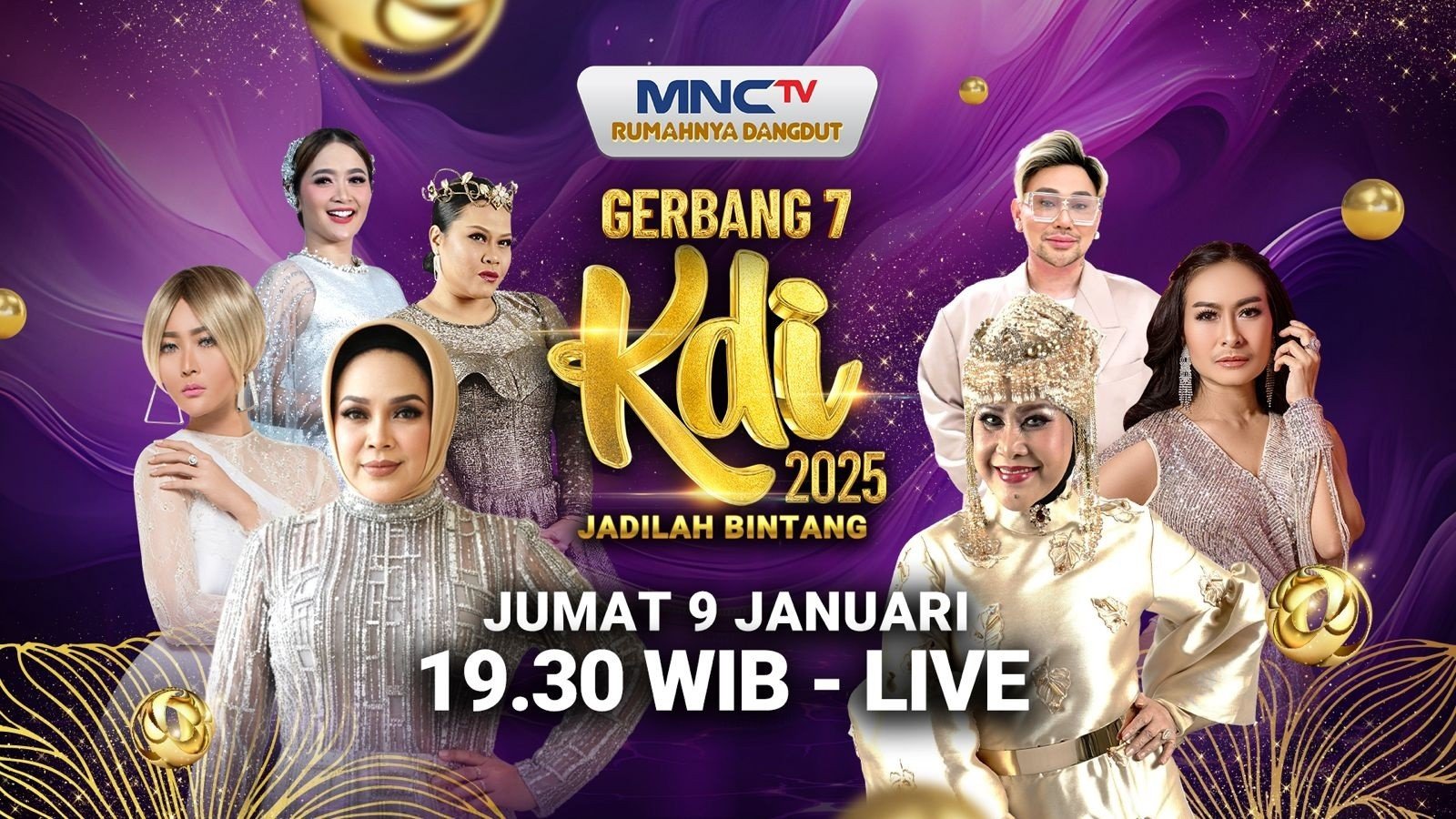 Kelima Kontestan Siap Unjuk Kualitas di atas Panggung Gerbang 7 KDI 2025