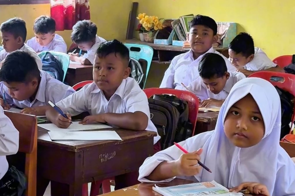 Sempat Lumpuh akibat Banjir, SD di Aceh Tamiang Kembali Belajar di Tengah Keterbatasan