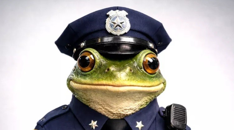 Tilang Gunakan Teknologi AI, Kocak Foto Polisi Berubah Jadi Katak