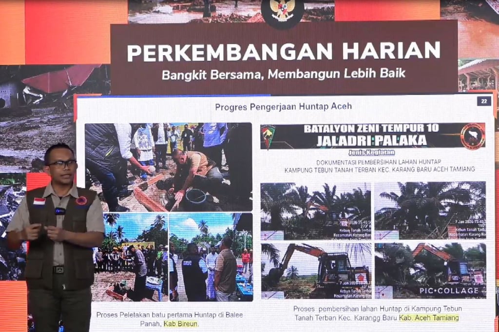 Pemerintah Bangun Huntara Terpusat dan In-Situ untuk Warga Aceh Tamiang Korban Banjir
