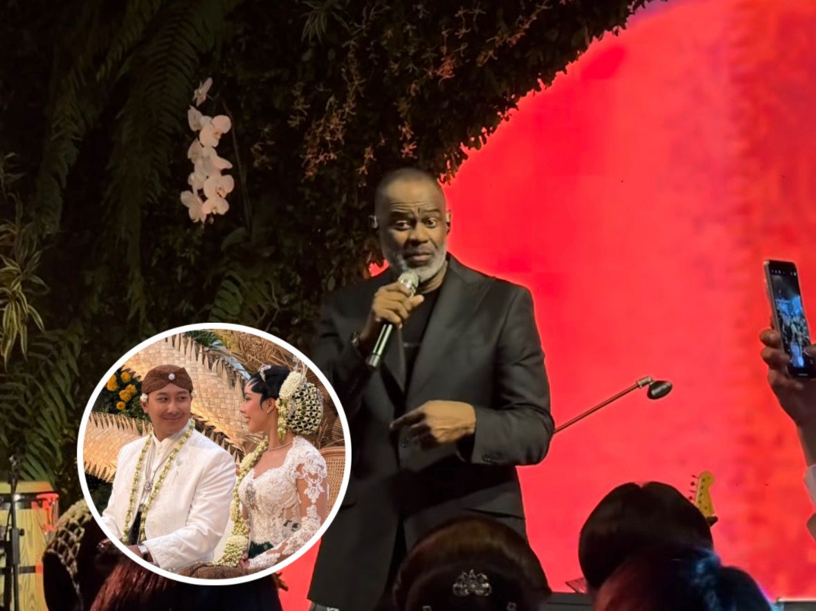 Viral Brian McKnight Jadi Tamu Istimewa di Resepsi Darma Mangkuluhur dan DJ Patricia Schuldtz