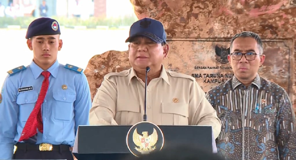 Prabowo Ungkap Pembangunan SMA Taruna Nusantara di IKN, Ditargetkan Beroperasi Desember 2026