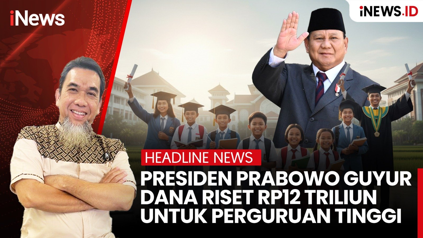 Presiden Prabowo Guyur Dana Riset Rp12 Triliun untuk Perguruan Tinggi