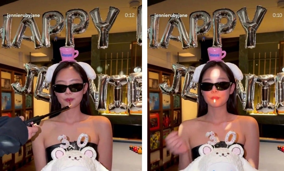Jennie BLACKPINK Jadi Sorotan usai Tiup Lilin Ultah dengan Gestur Merokok