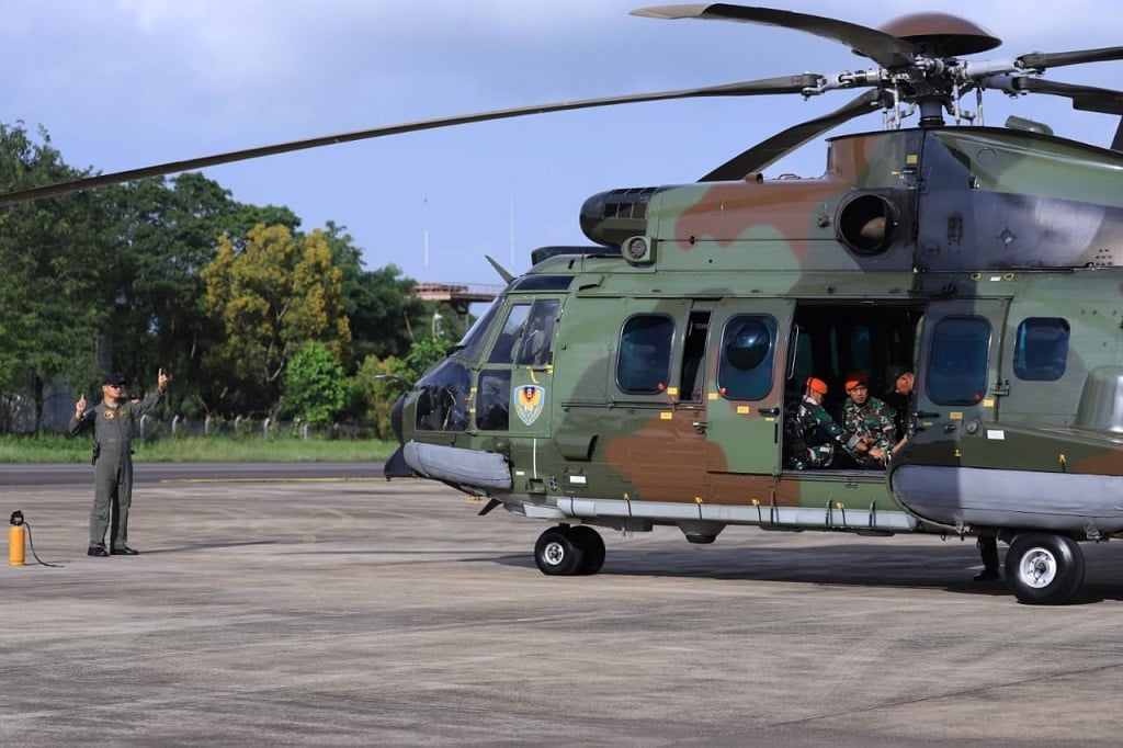 Cari Pesawat ATR Hilang di Maros, TNI AU Kerahkan Helikopter Caracal