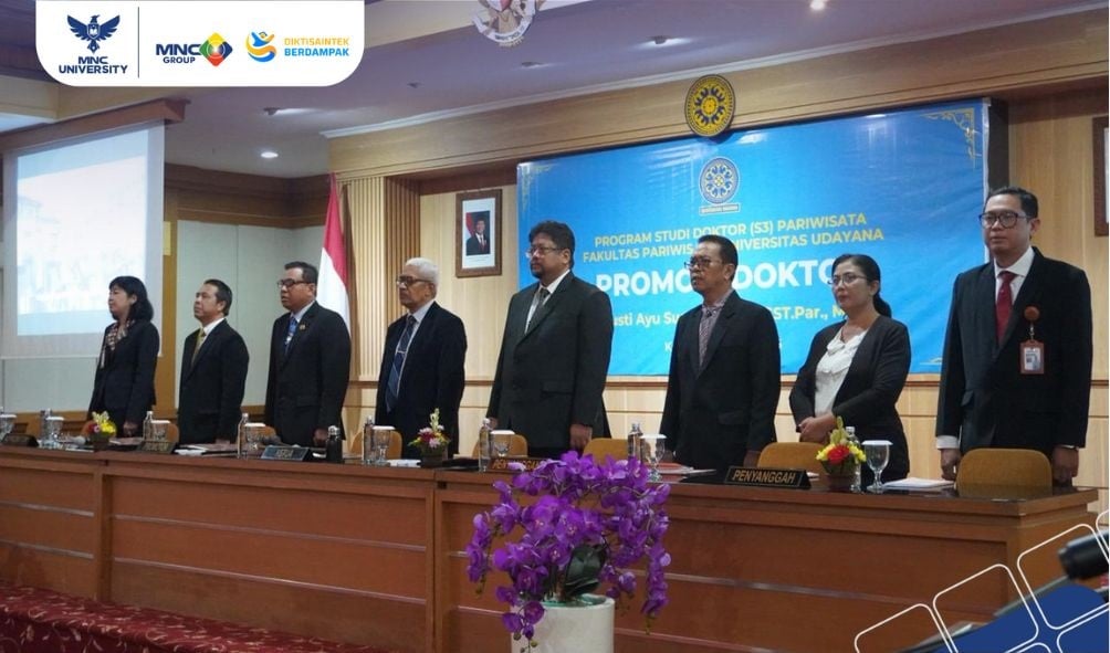 Rektor MNC University Jadi Penguji Sidang Promosi Doktor di Universitas Udayana Bali