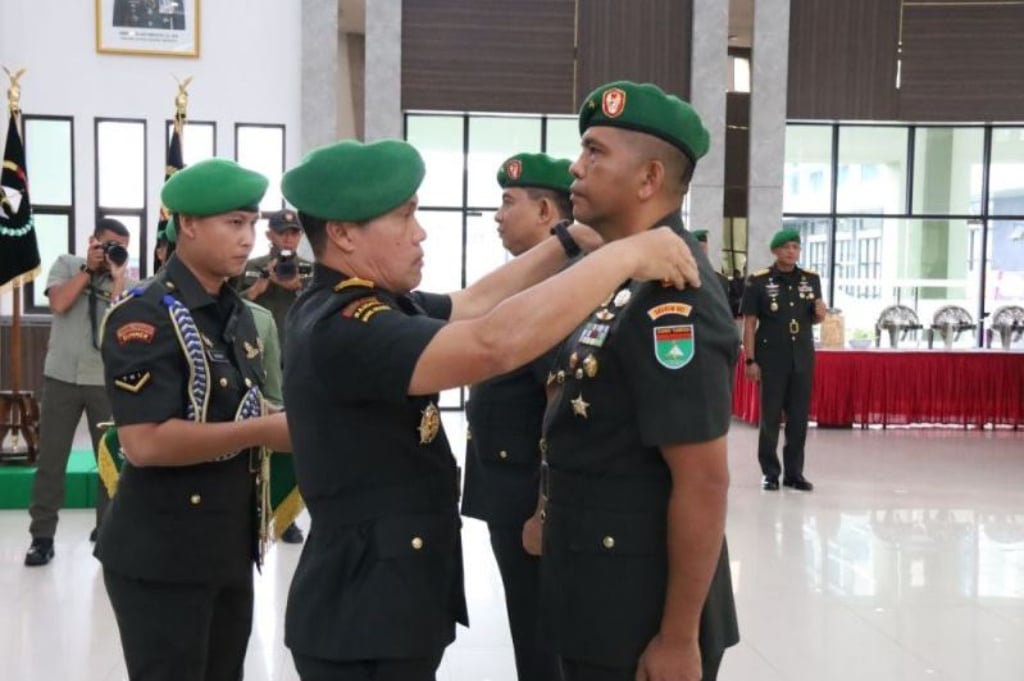 Dilantik Pangdam XIX Tuanku Tambusai, Brigjen Agustatius Sitepu Jabat Danrem 031 Wira Bima