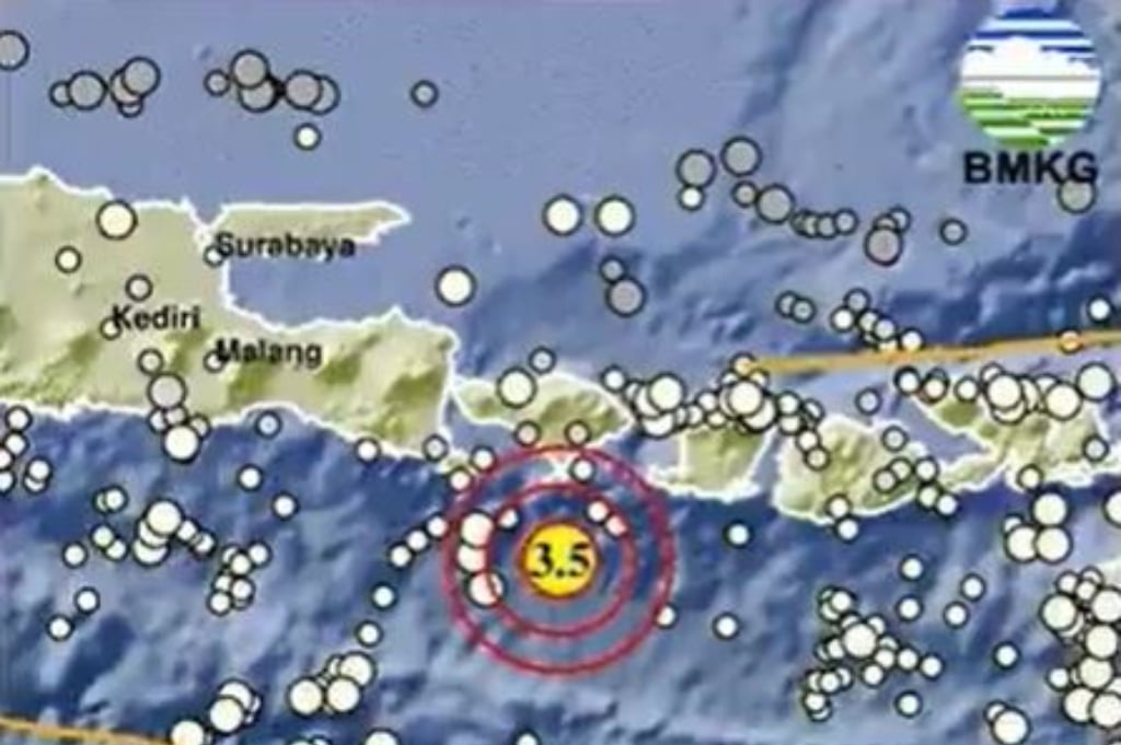 Gempa Hari Ini Magnitudo 3,5 Guncang Kuta Selatan Bali