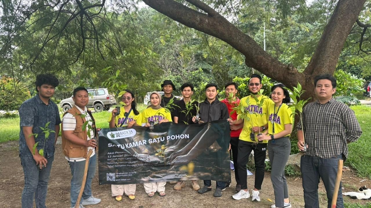 Gandeng Agroforestri ITERA, BATIQA Hotel Lampung Gelar Aksi Satu Kamar Satu Pohon
