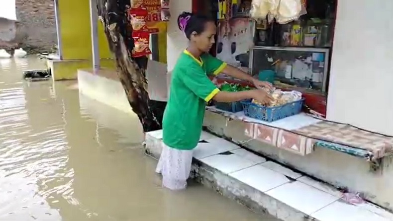 Sungai Kalensema Meluap, Ratusan Rumah di Pamanukan Subang Terendam Banjir