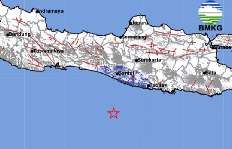 Gempa Hari Ini M 4,6 Guncang Gunungkidul DIY, Getaran Dirasakan hingga Pacitan