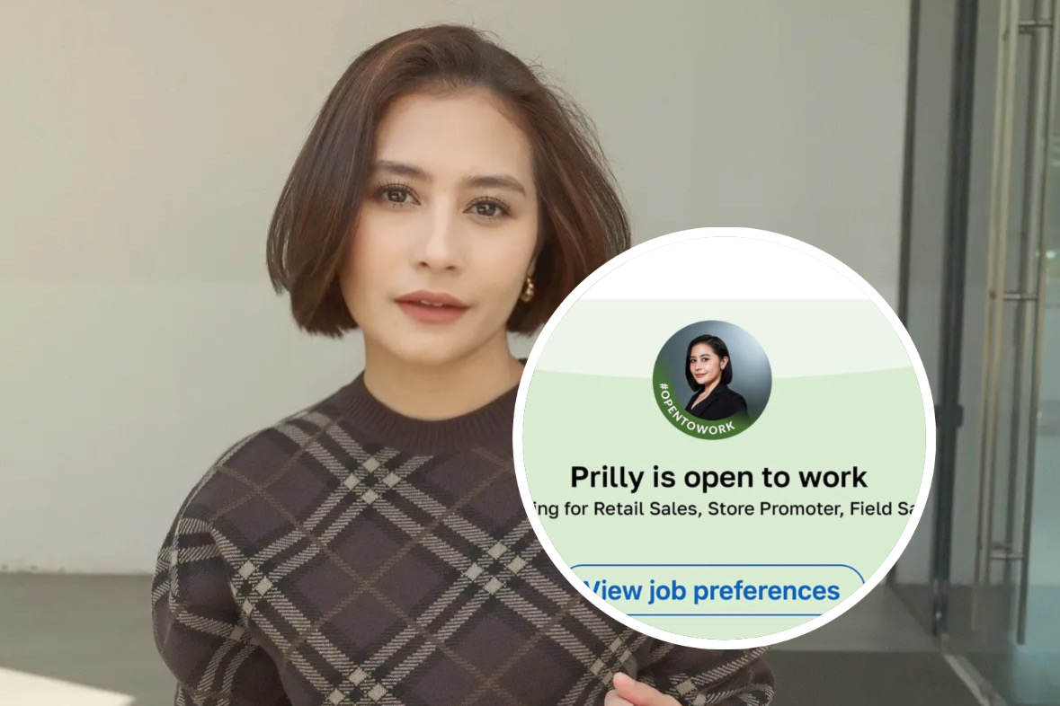 Viral Prilly Latuconsina Aktifkan Open To Work di LinkedIn, Mau Coba Jadi Sales!
