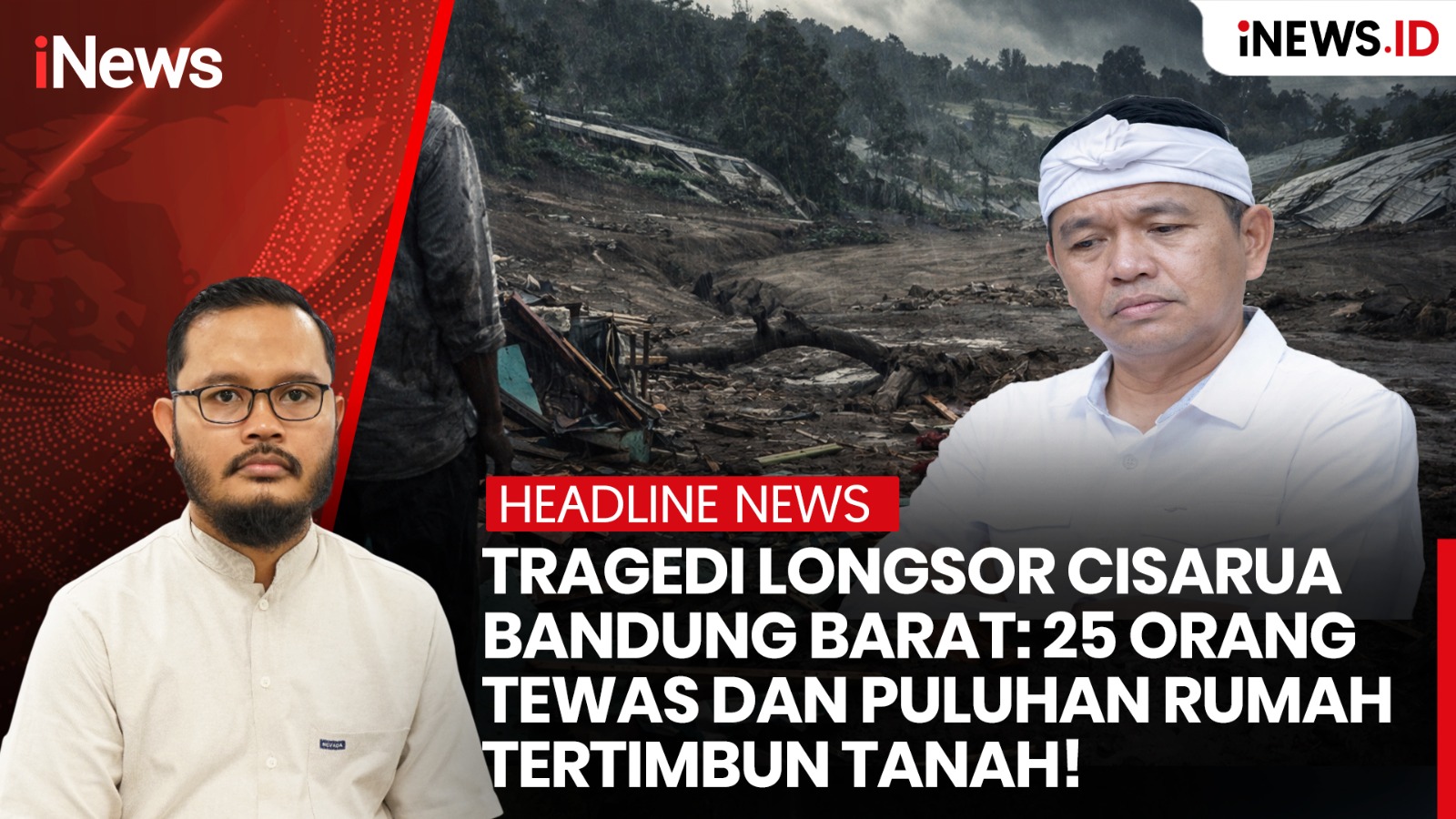 Tragedi Longsor Cisarua Bandung Barat: 25 Tewas dan Puluhan Rumah Tertimbun