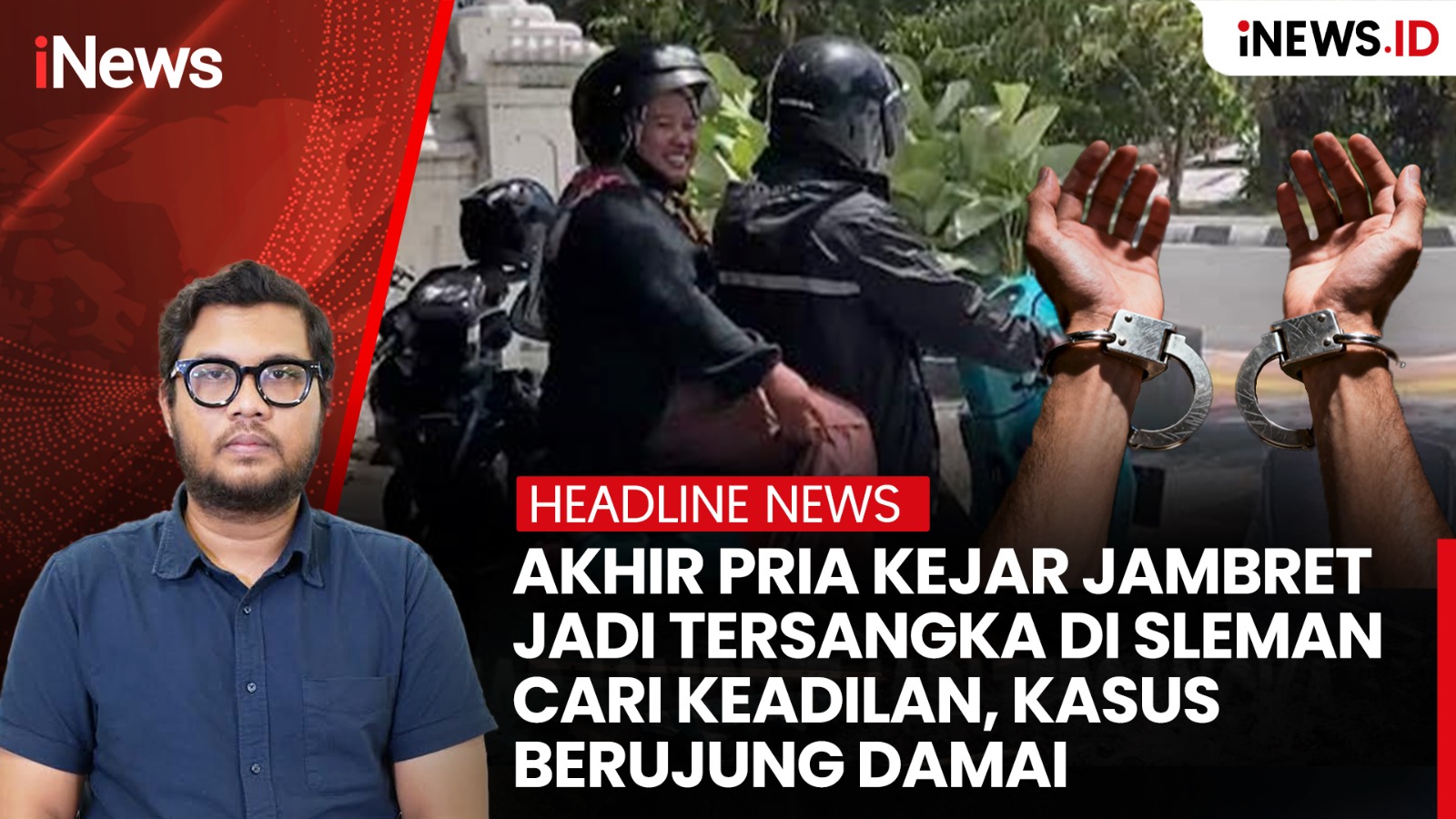 Akhir Pria Kejar Jambret Jadi Tersangka di Sleman Cari Keadilan, Kasus Berujung Damai
