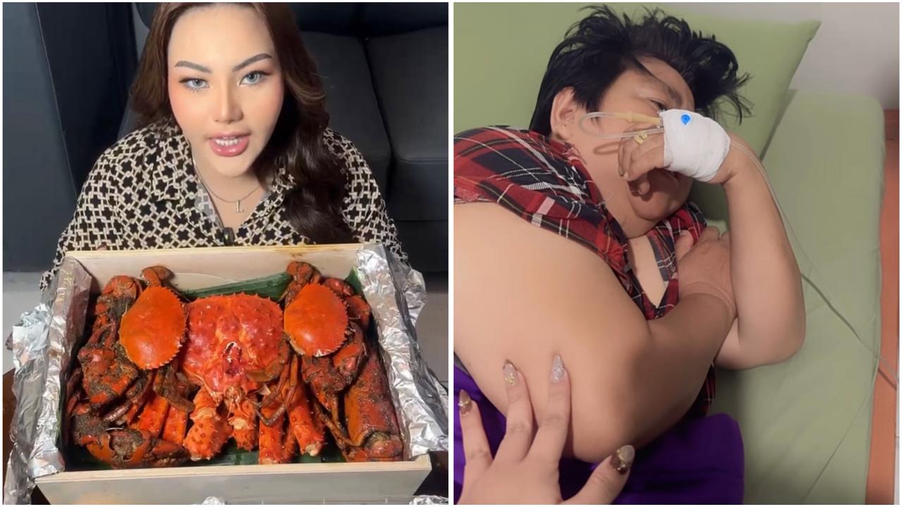 Lisa Mariana Sedih Ibunda Tercinta Dirawat di RS gegara Keracunan Kepiting Alaska