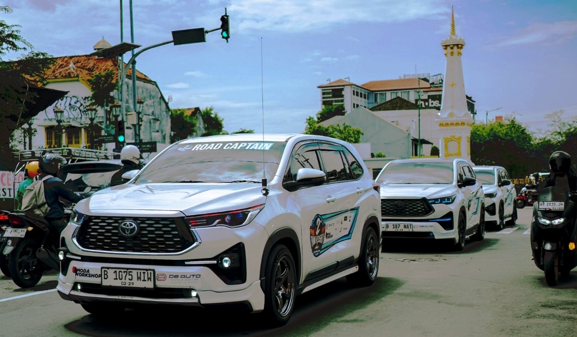 Komunitas Innova Zenix Kumpul Gelar City Touring, Edukasi Tertib Lalu Lintas 