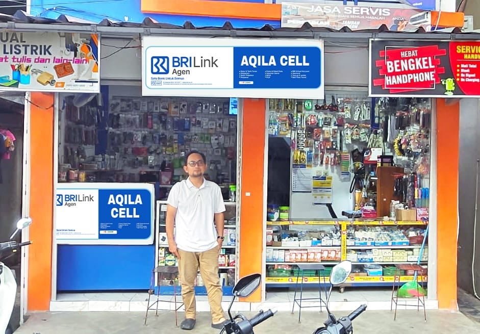 Lebih dari 1 Dekade, BRILink Agen Ohim Bangun Jejaring Usaha Mikro