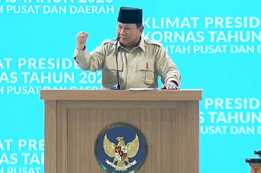 Prabowo di Hadapan Kepala Daerah: Hati Saya Bergetar Melihat Semangat Saudara-Saudara