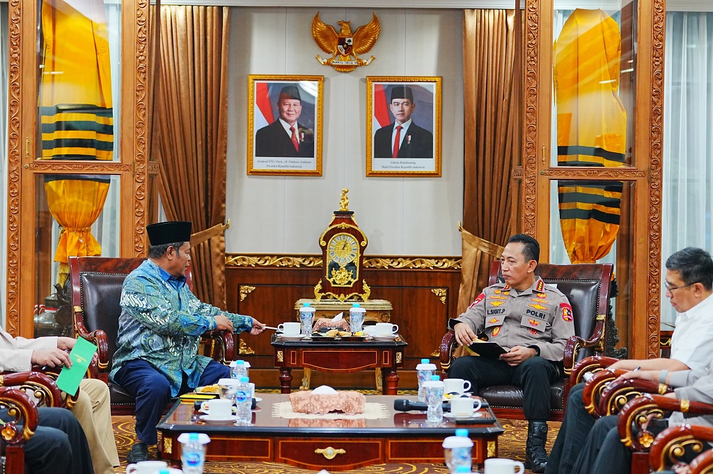 Bertemu Pengurus MUI, Kapolri Komitmen Perkuat Sinergitas Wujudkan Indonesia Emas