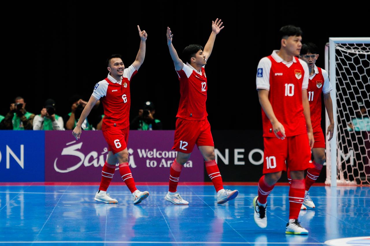 Indonesia Mengamuk! Unggul 3-2 atas Iran di Babak Pertama Final Piala Asia Futsal 2026