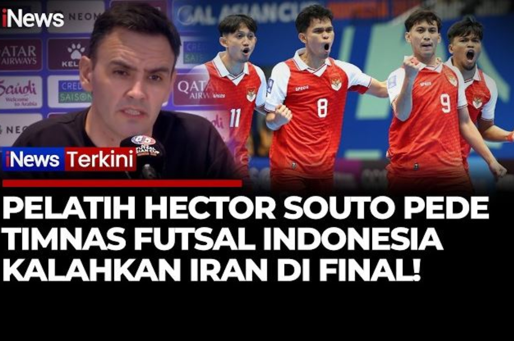 Hector Souto Yakin Timnas Futsal Indonesia Siap Hadapi Iran di Final Piala Asia