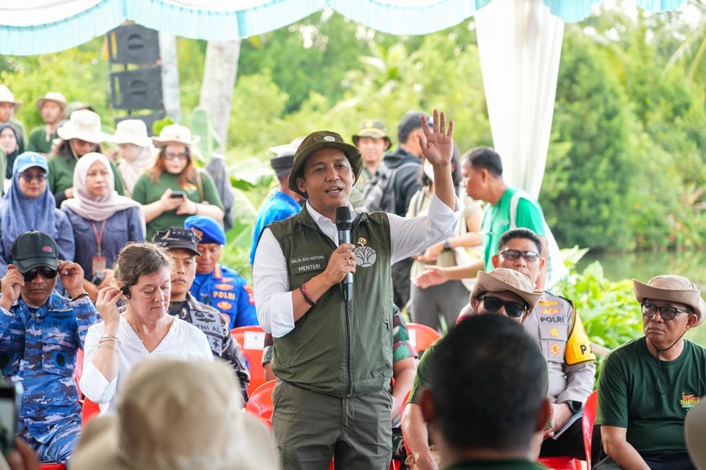 Menhut Respons Isu Lahan Tambak Diambil Negara usai Ditanami Mangrove: Hoaks!