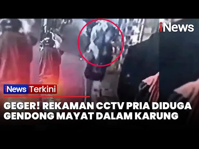 Geger! Rekaman CCTV Pria Diduga Gendong Mayat, Jacklyn Choppers Sampai Turun Tangan