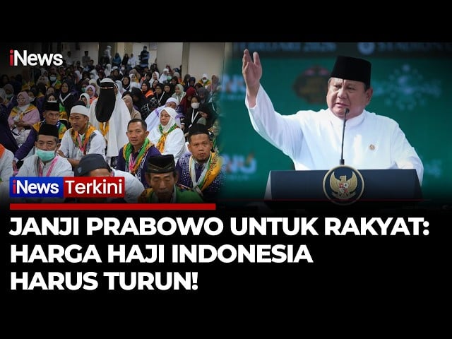 Presiden Prabowo Janji untuk Rakyat: Biaya Haji akan Diturunkan
