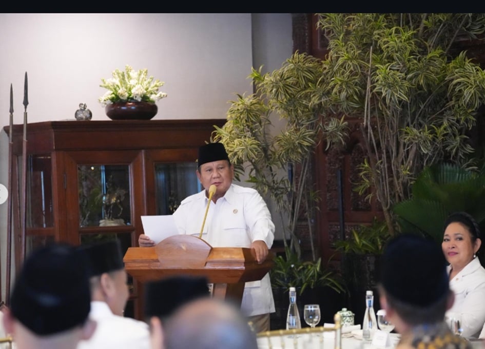 HUT ke-18 Gerindra, Prabowo Ajak Kader Berjuang dan Setia kepada Rakyat