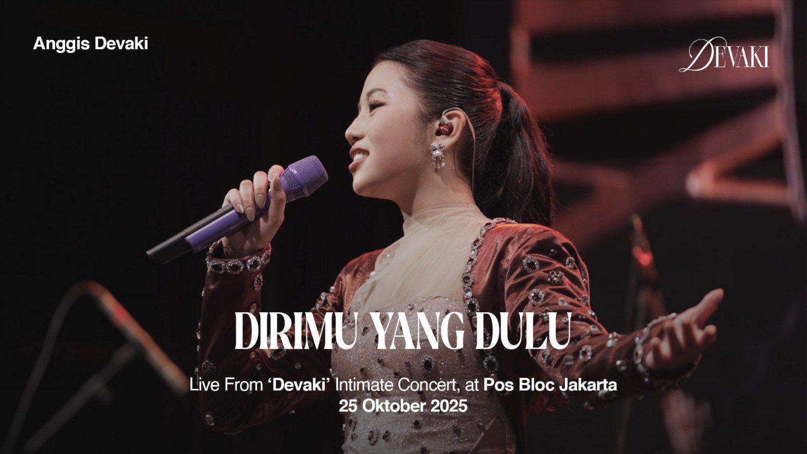 Kembali Beri Kejutan untuk Anggislova, Anggis Devaki Rilis VOD Devaki Intimate Concert di YouTube