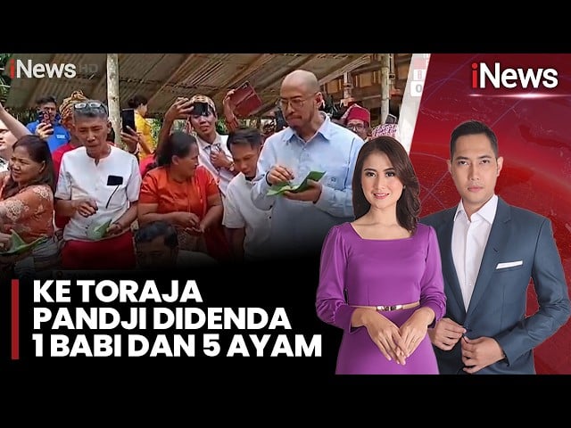 Pandji Didenda 1 Babi dan 5 Ayam dalam Sidang Adat Toraja