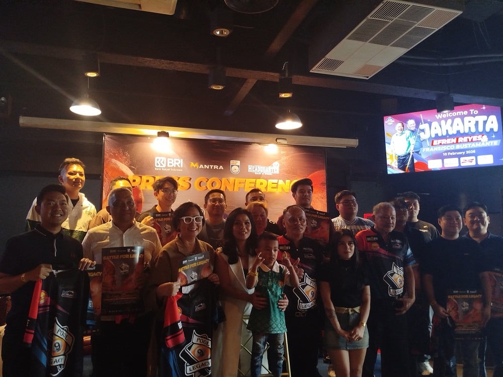 PB POBSI Sambut Kedatangan Efren Reyes dan Django Bustamante, Momentum Emas Biliar Indonesia