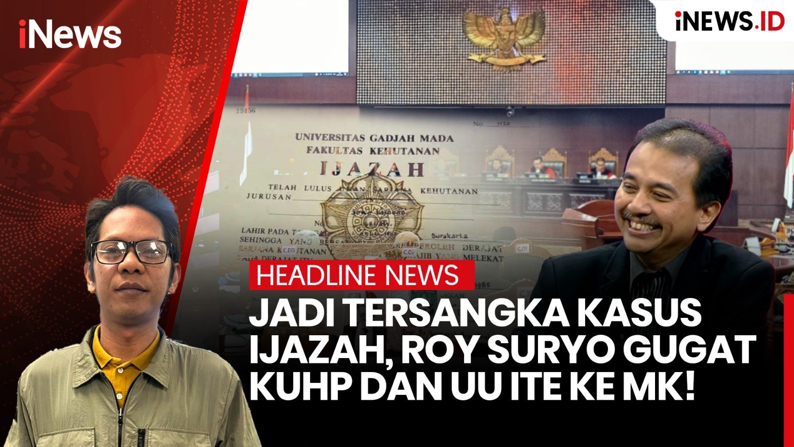 Roy Suryo Cs Gugat KUHP dan UU ITE ke MK, Merasa Dikriminalisasi Kasus Ijazah Jokowi 