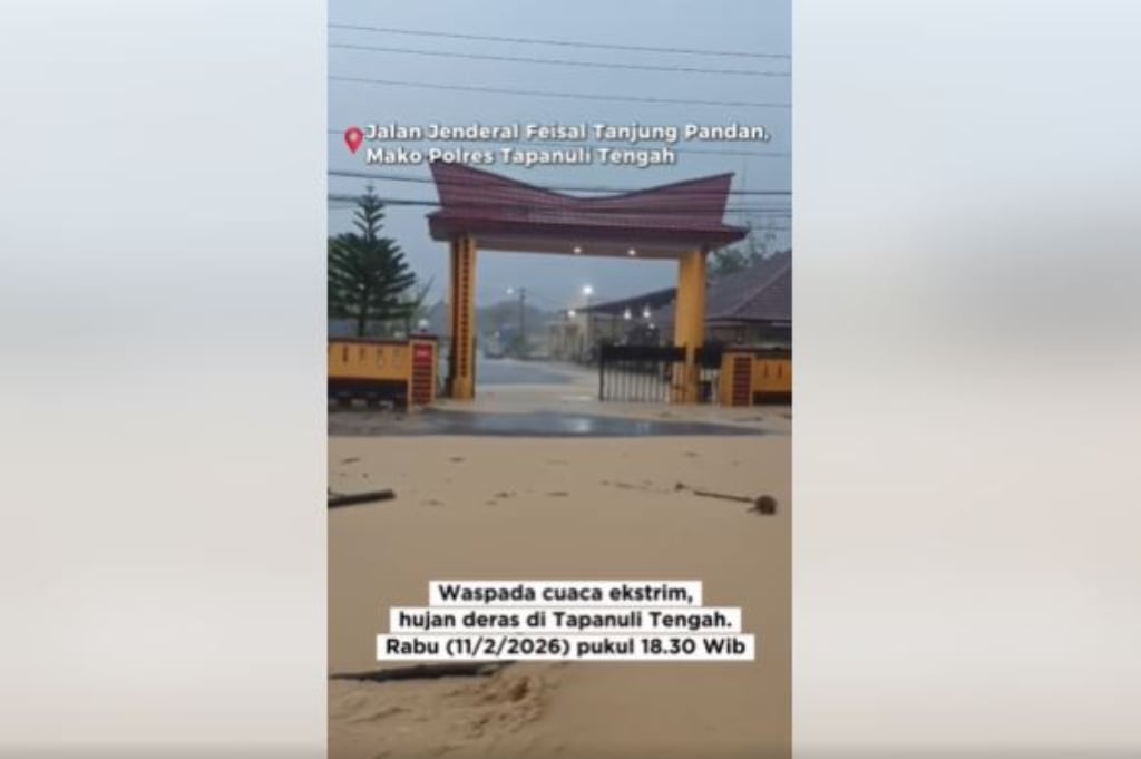 Banjir Kembali Terjang Tapteng usai Diguyur Hujan Ekstrem, Warga Dievakuasi