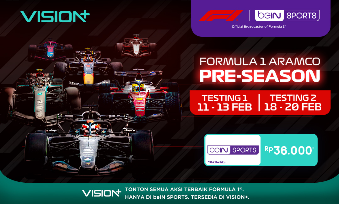 Formula 1 Aramco Pre-Season 2026 Live di VISION+, Momen Penentuan Kekuatan Tim Sebelum Seri Pembuka