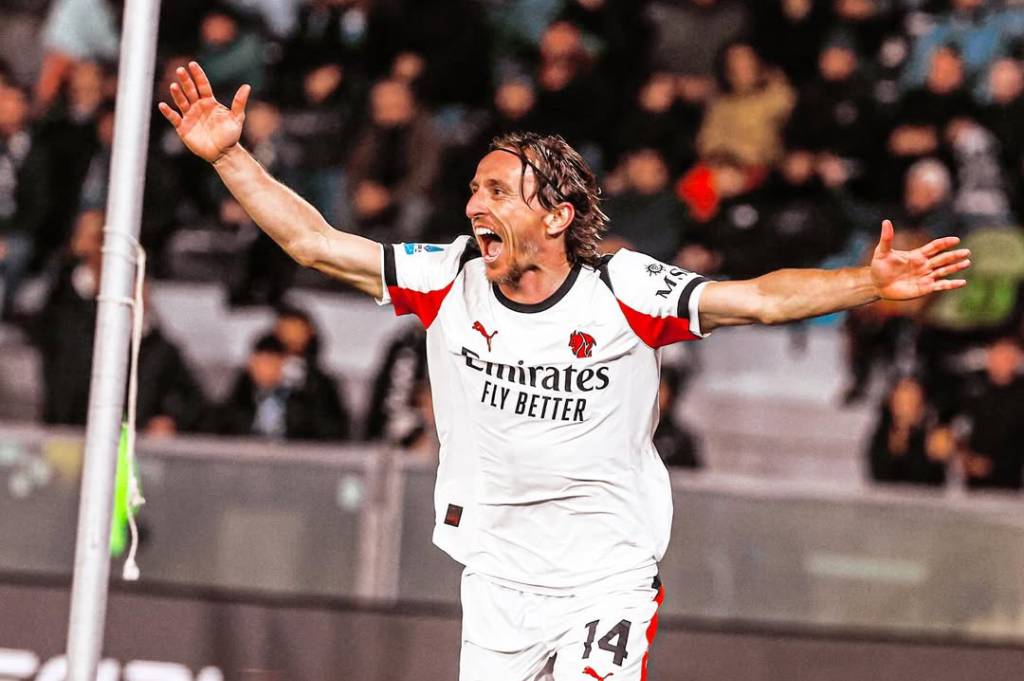 AC Milan Pangkas Jarak dari Inter usai Menang Dramatis atas Pisa, Modric Jadi Pahlawan