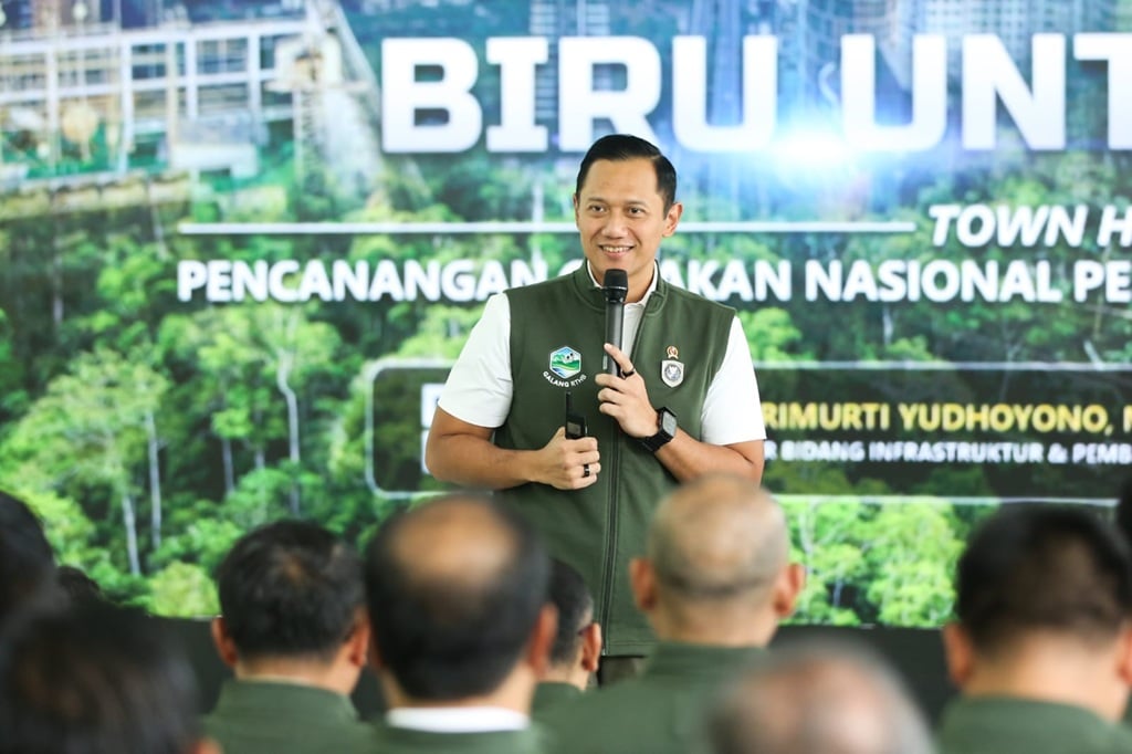 Implementasi Instruksi Gerakan Indonesia ASRI, Menko AHY Canangkan Galang RTHB